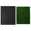 VidaXL Inodoro Mascotas con Bandeja Césped Artificial Orinal para Perros Verde, , large indicador imagen numero 5